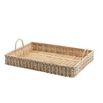 Juliska Provence Rattan 22.5" Rectangular Tray - Whitewash