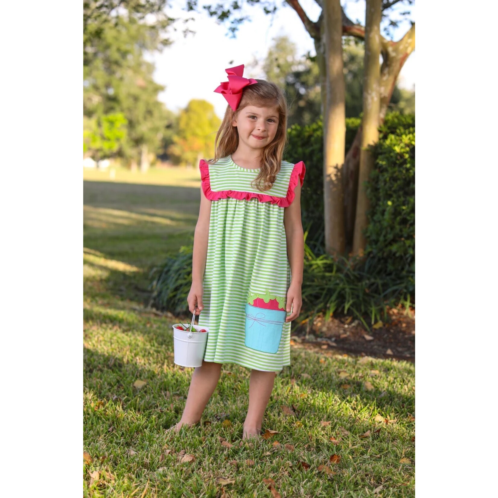 Trotter Street Kids Strawberry Patch Dress