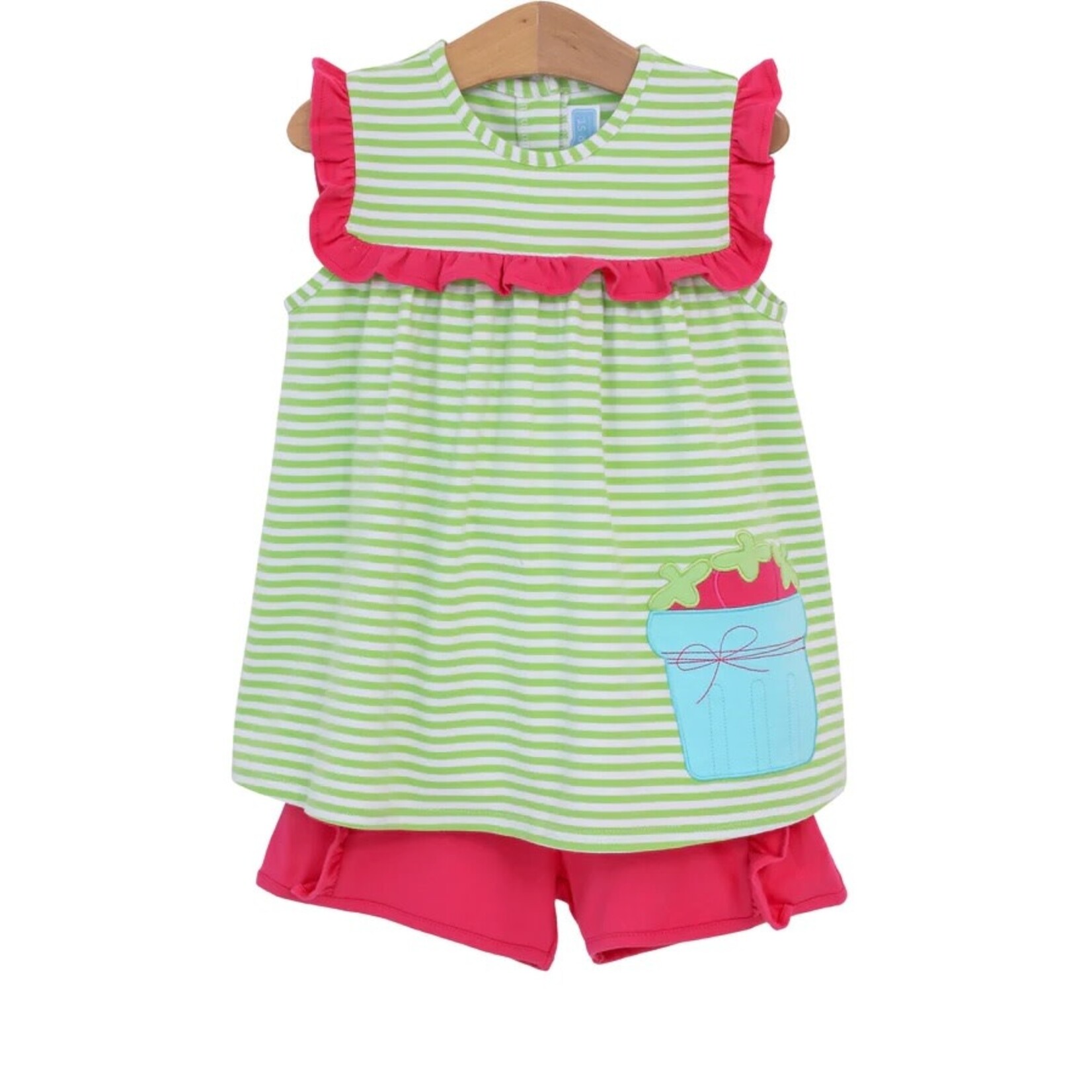 Trotter Street Kids Strawberry Patch Short Set