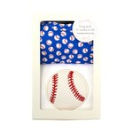 3 Marthas Baseball Basic Bib & Burp Box Set