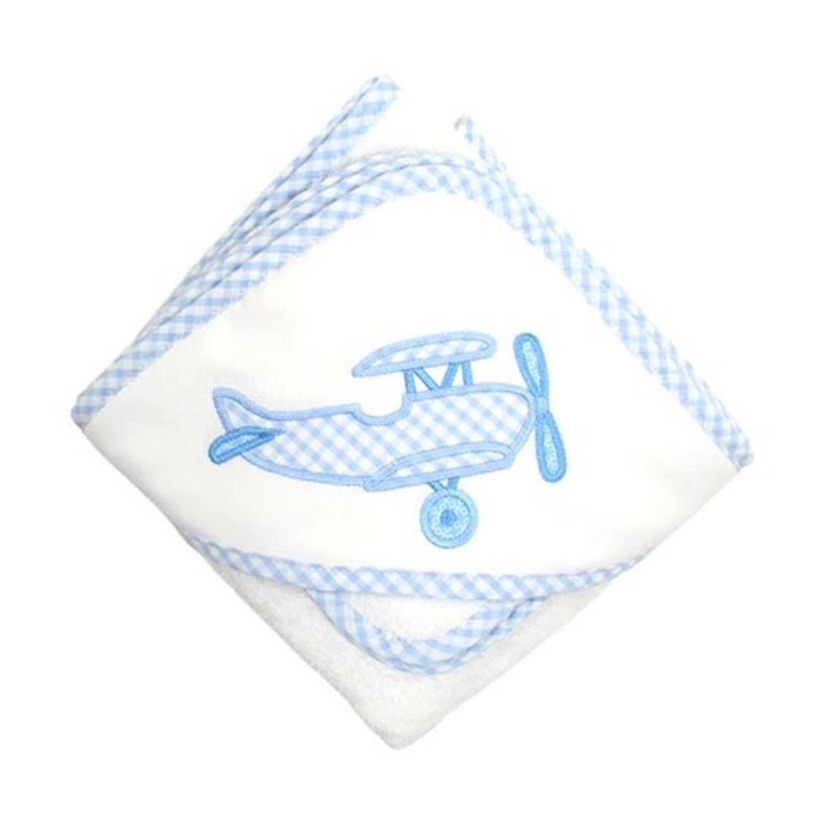 3 Marthas Airplane Hooded Towel Set