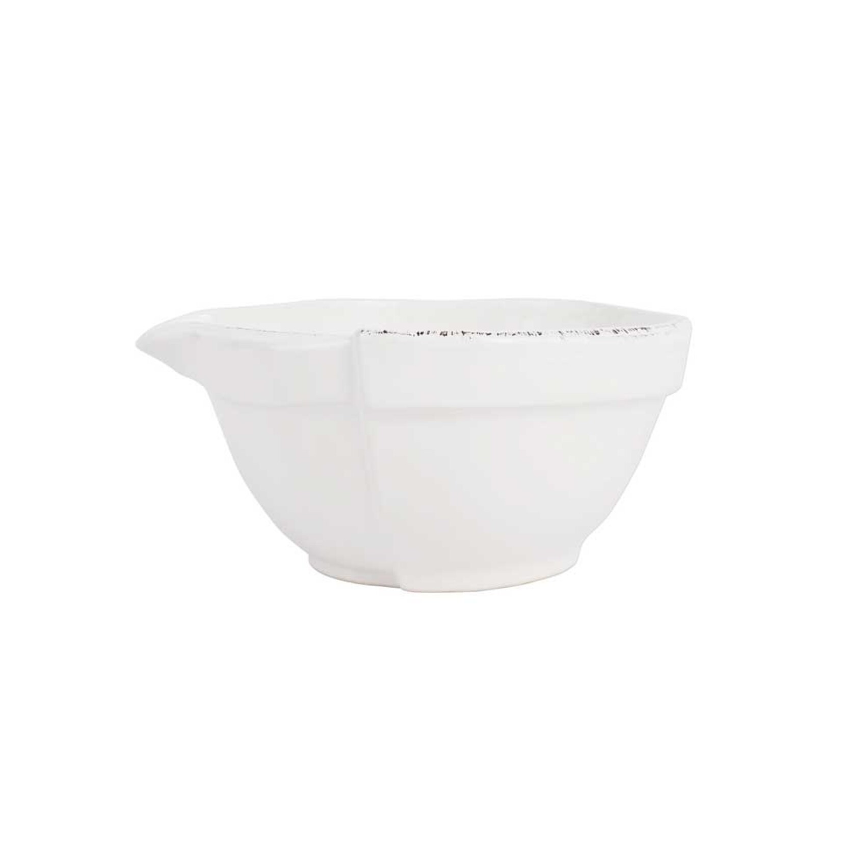 VIETRI Lastra White Small Mixing Bowl