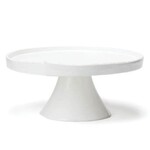 VIETRI Lastra White Large Cake Stand