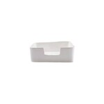 VIETRI Lastra White Dinner Napkin Holder