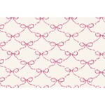 Hester & Cook Pink Bow Lattice Placemat