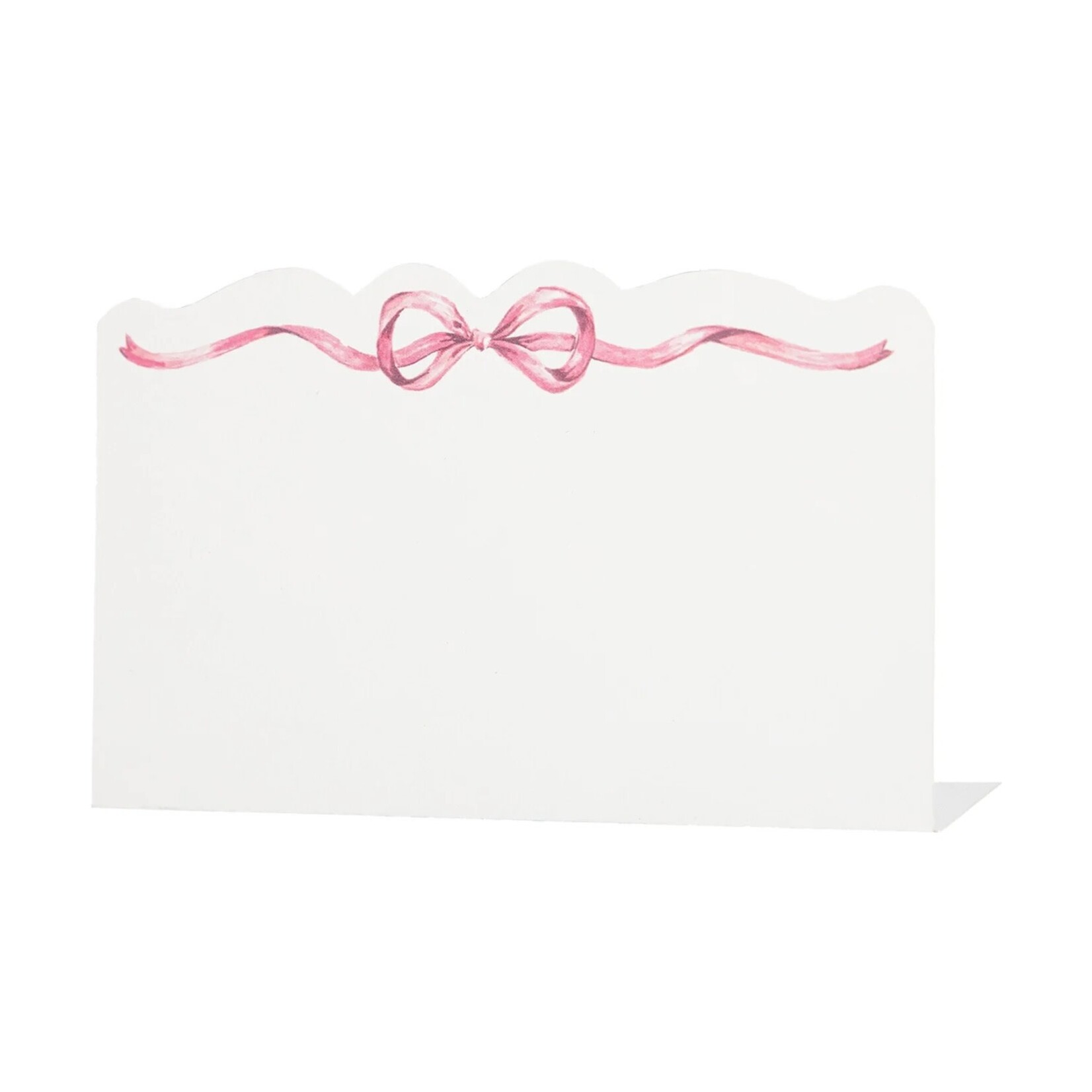 Hester & Cook Pink Bow Place Card