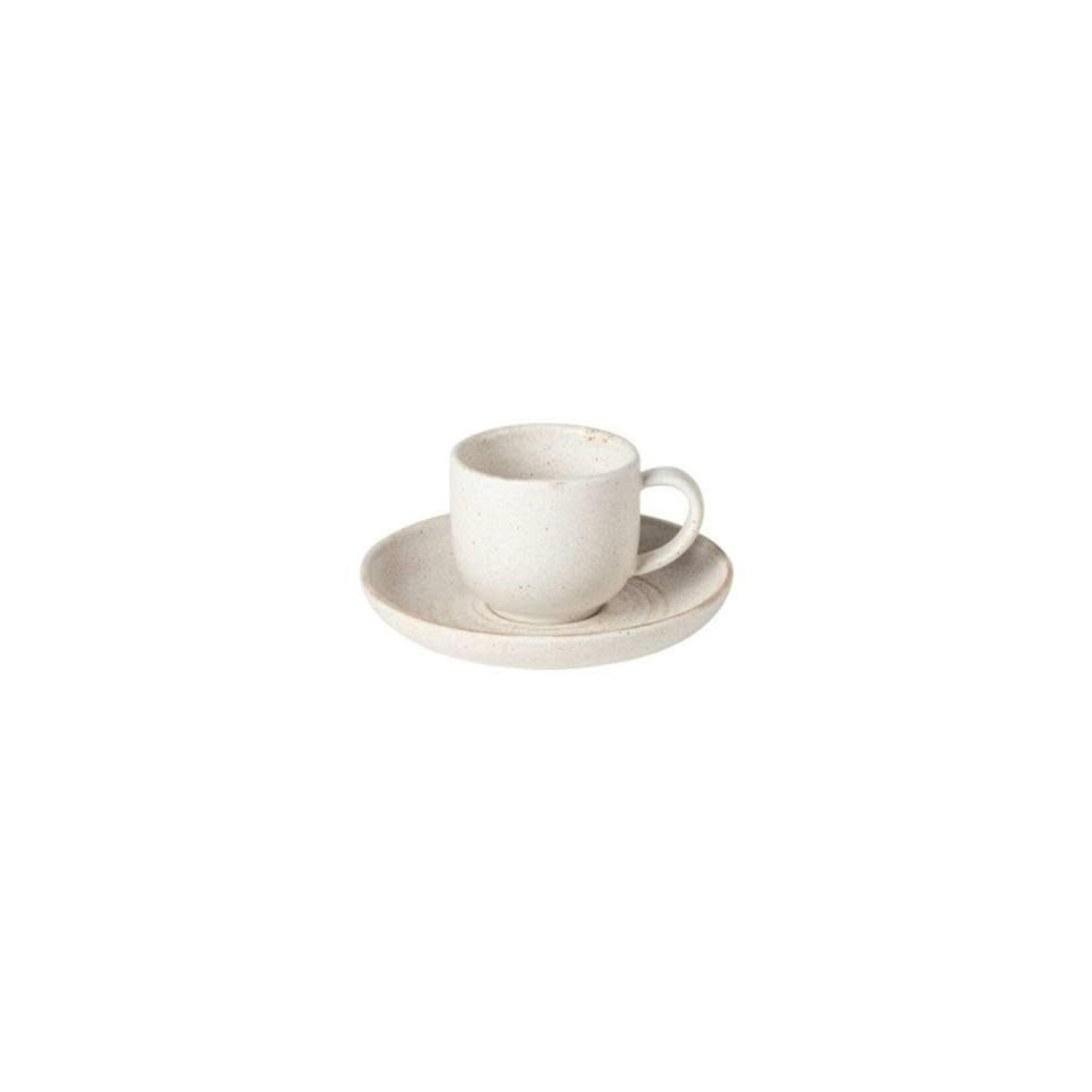 CASAFINA LIVING Vermont Espresso Coffee Cup & Saucer 2oz. - Cream