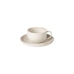 CASAFINA LIVING Vermont Tea/Coffee Cup & Saucer 7oz. - Cream