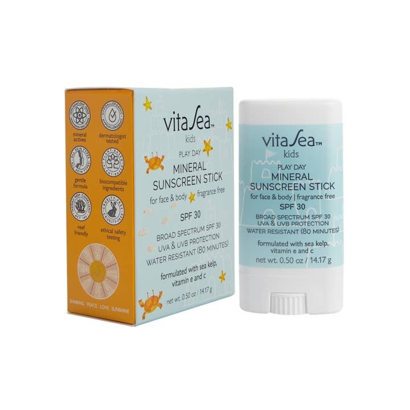 VitaSea Sun Care Kids Play Day Mineral Sunscreen Stick, SPF 30