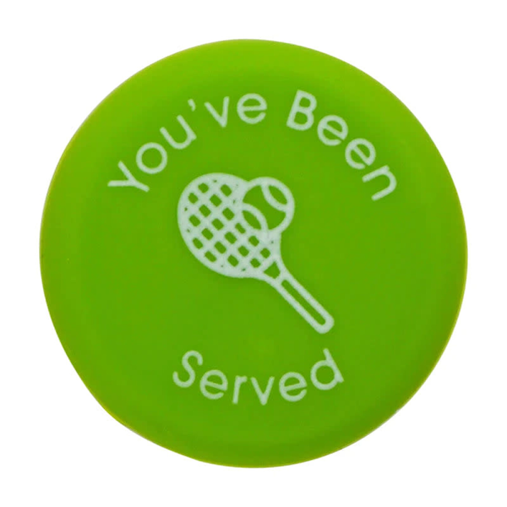 CapaBunga Slogan Cap - You've Been Served - Green Cap with White Logo