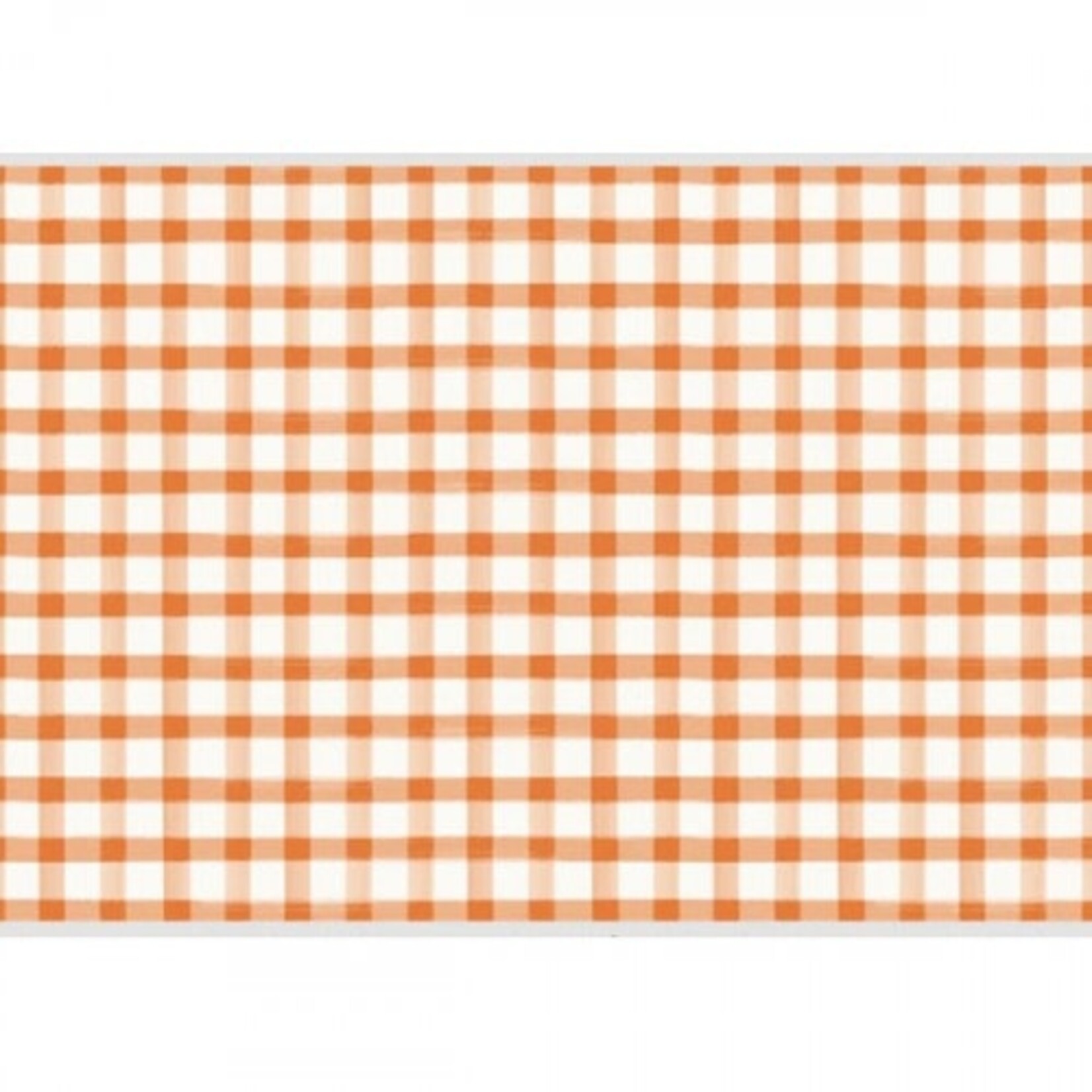 Hester & Cook Orange Painted Check Placemat - 24 Sheets