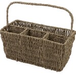 BOSTON INTERNATIONAL Seagrass Flatware Basket