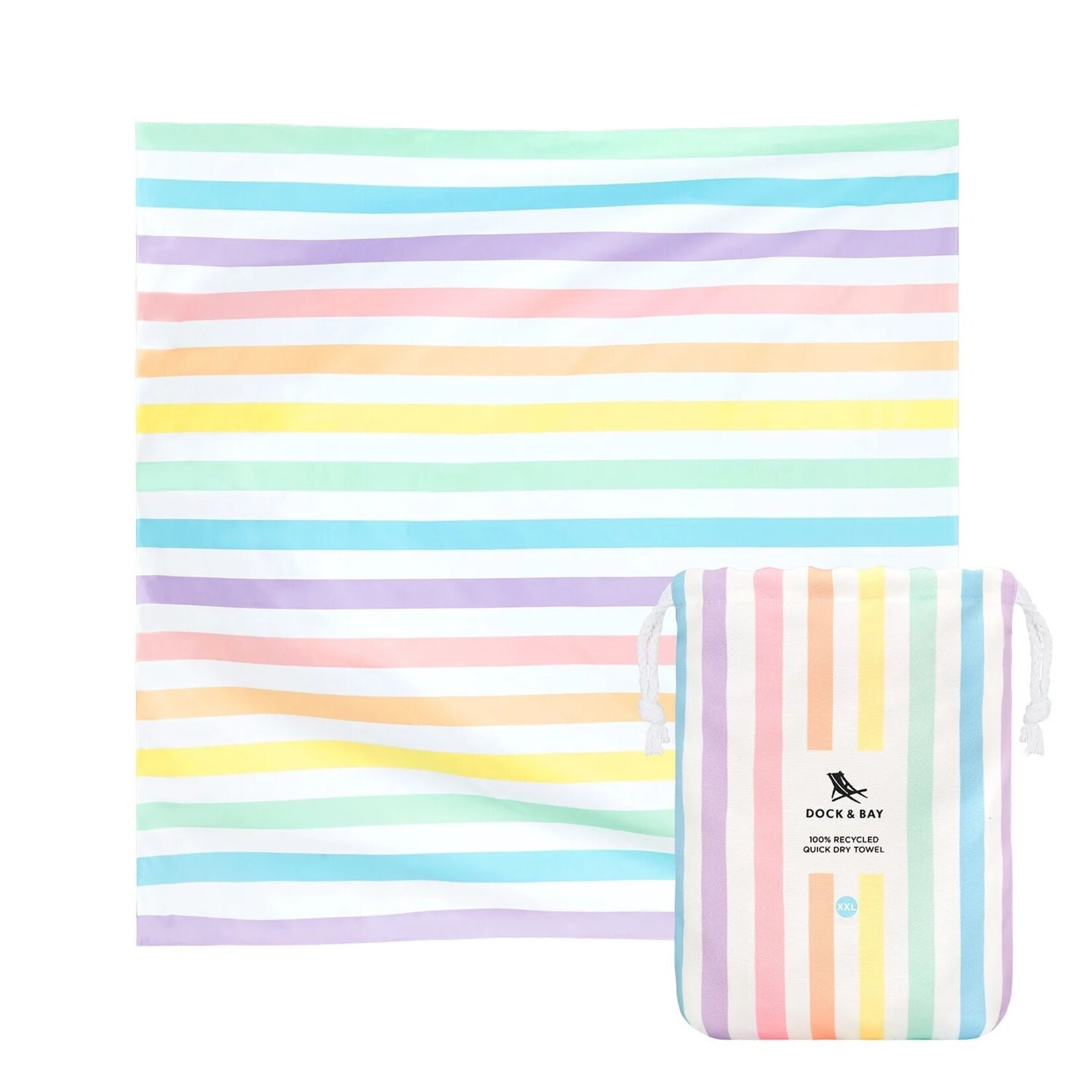 Dock & Bay UNICORN WAVES - QUICK DRY TOWEL - TOWEL FOR 2