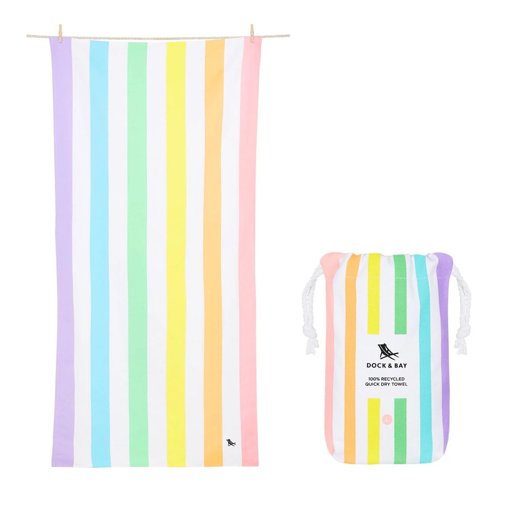 Dock & Bay UNICORN WAVES - QUICK DRY TOWEL - KIDS (M)