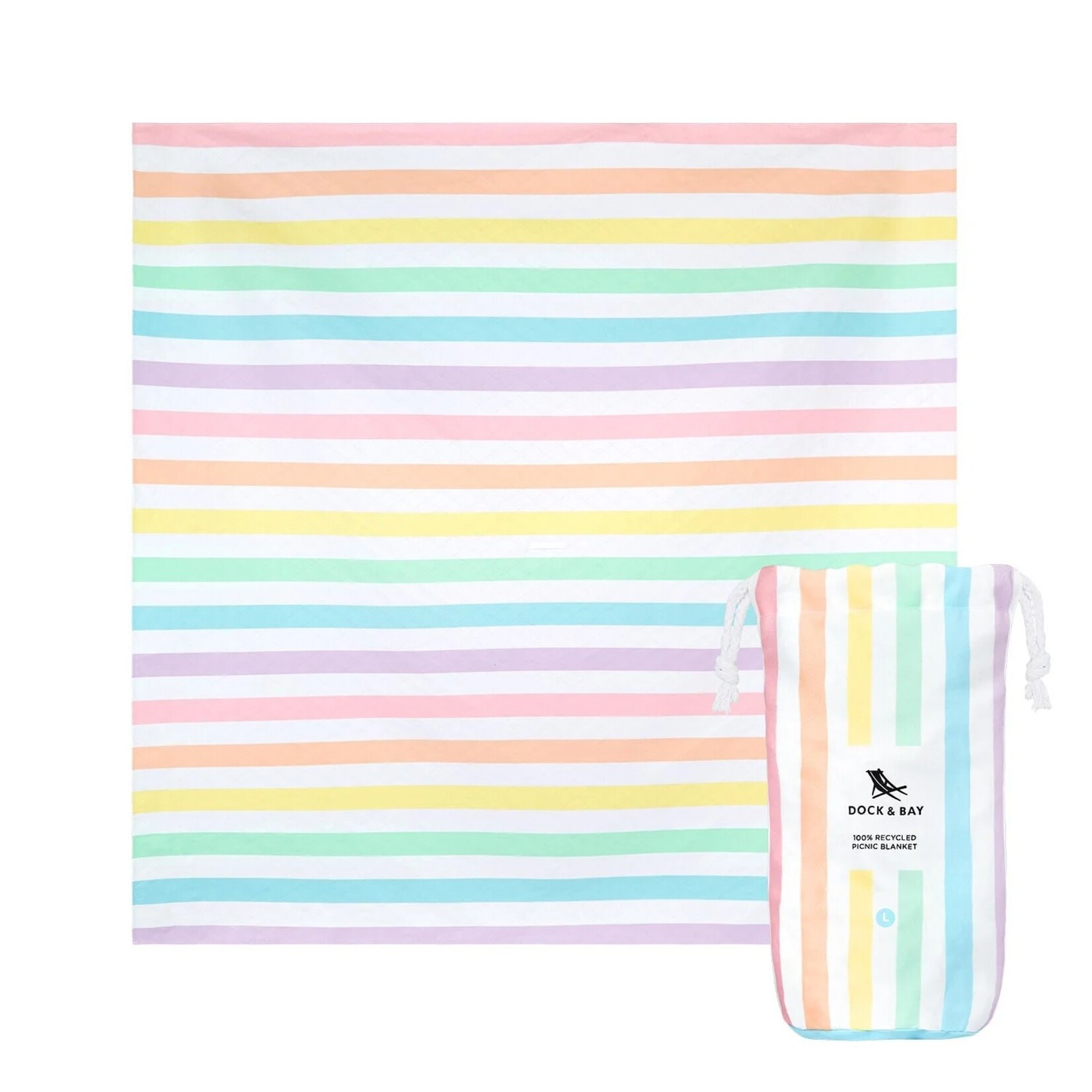 Dock & Bay UNICORN WAVES - PICNIC BLANKET