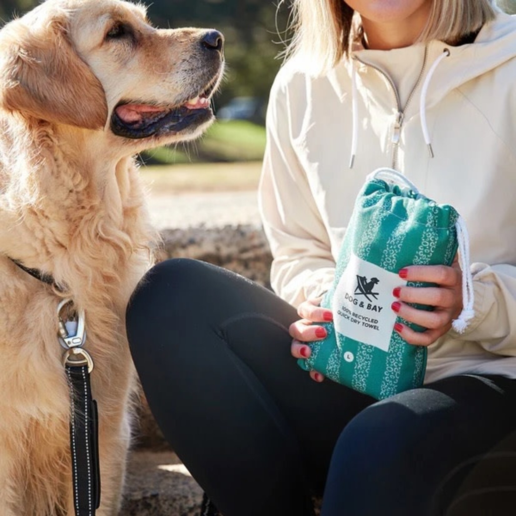 Dock & Bay WOOFS GO WILD - DOG TOWEL