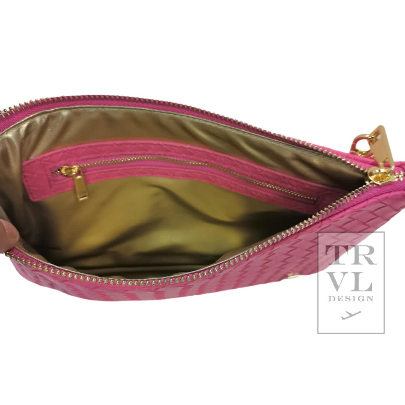 TRVL Design Luxe GoGo Wristlet - Woven Dahlia