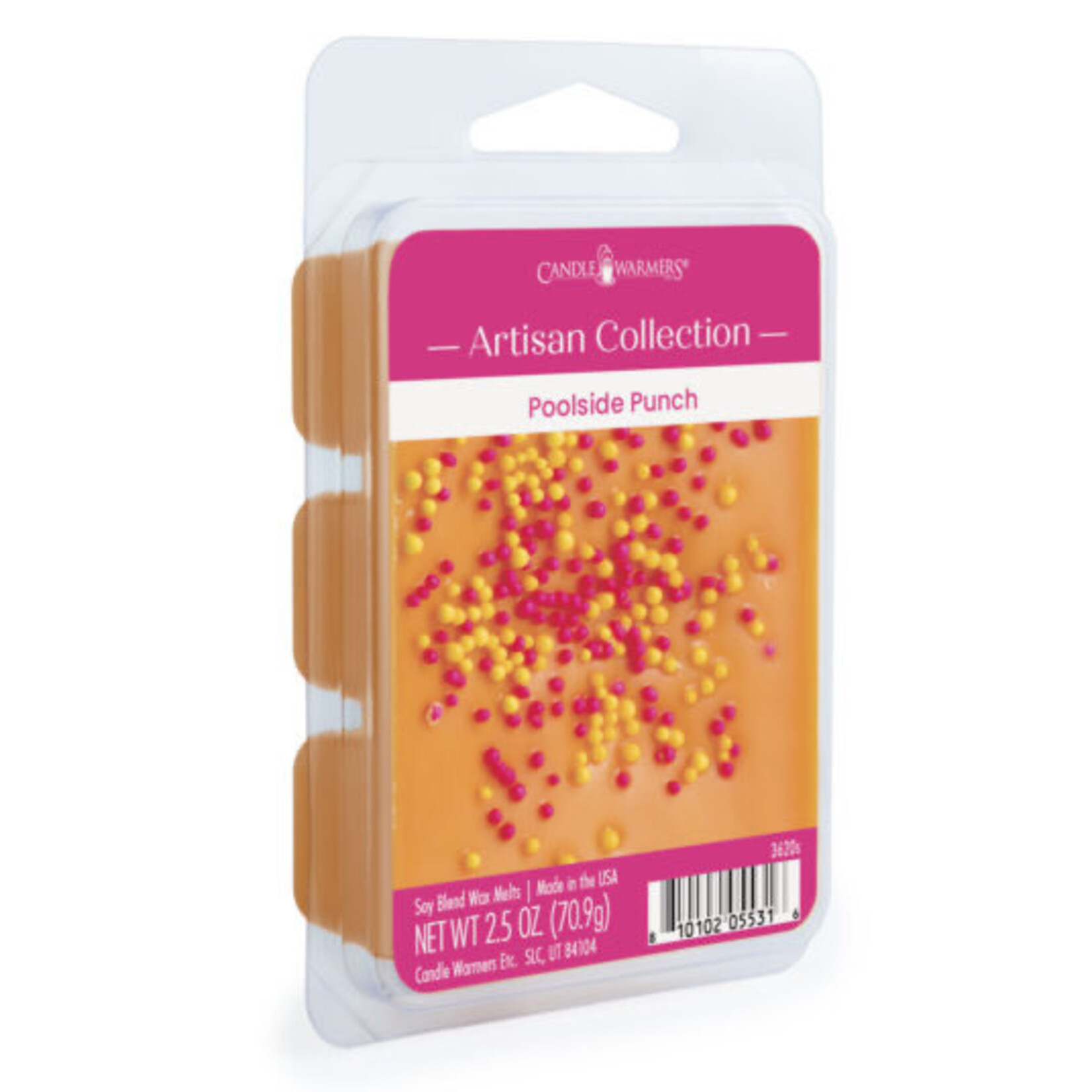 Candle Warmers 2.5 oz Artisan Wax Melt Poolside Punch