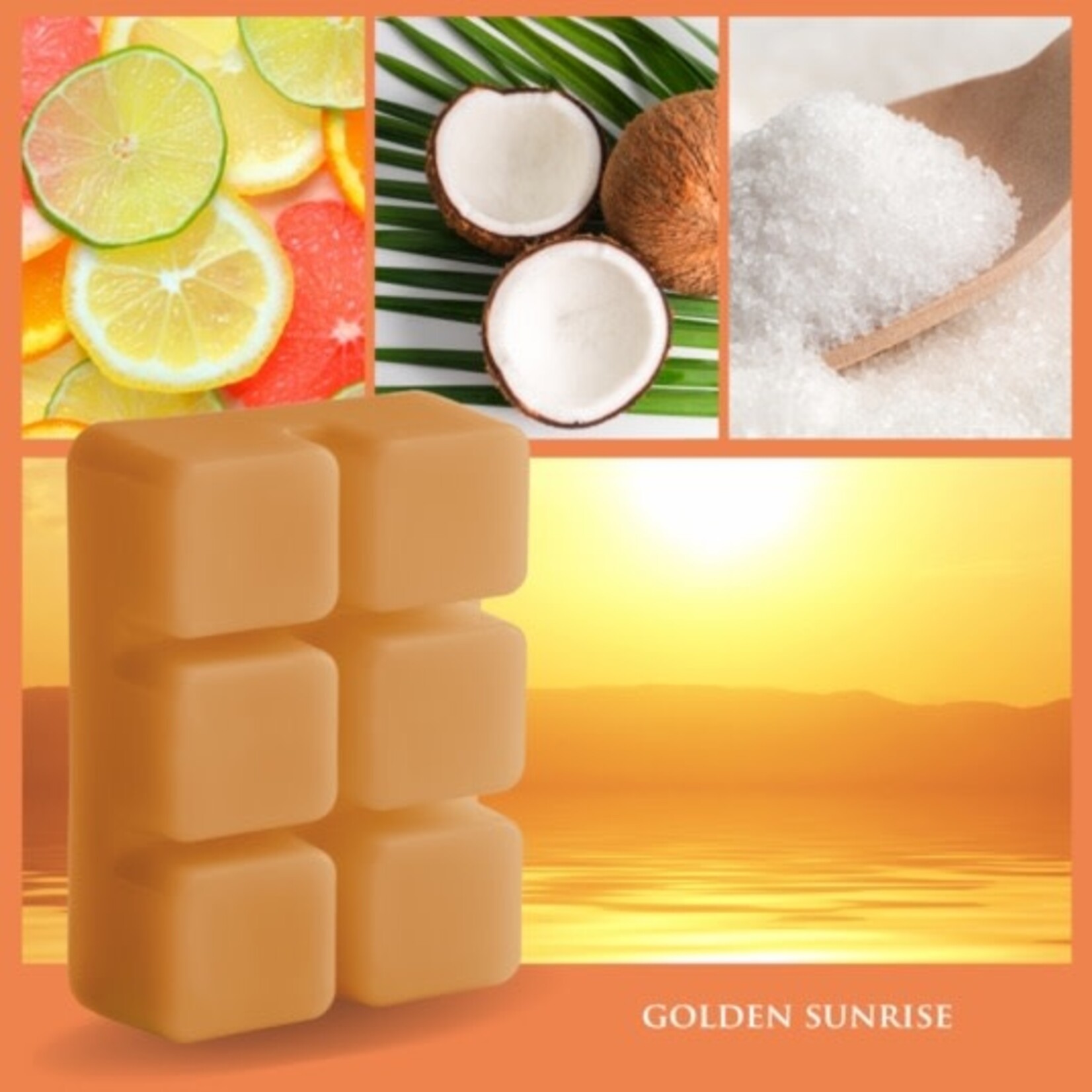 Candle Warmers 2.5 oz Wax Melt Golden Sunrise