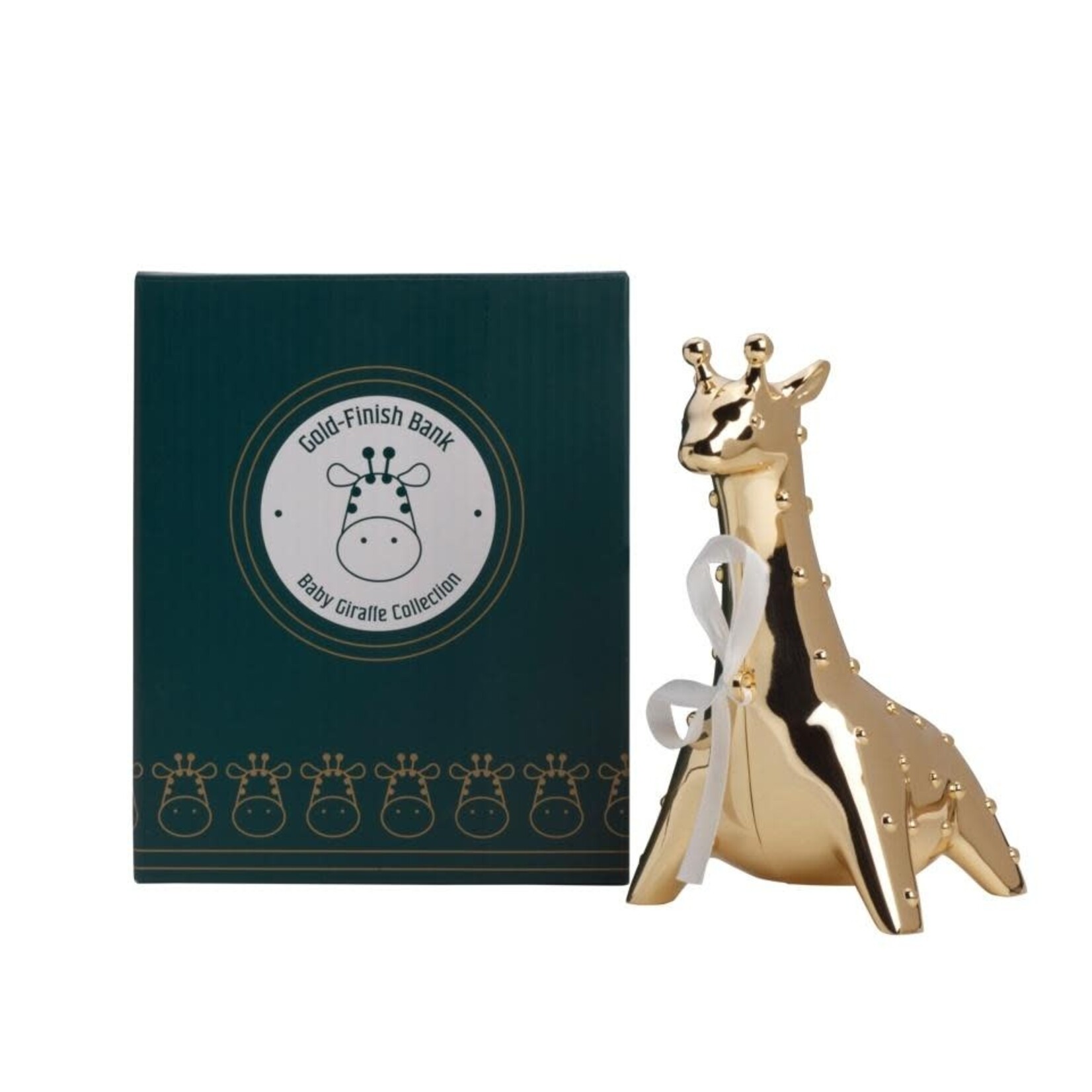 Wallace Baby Giraffe Bank, Gold