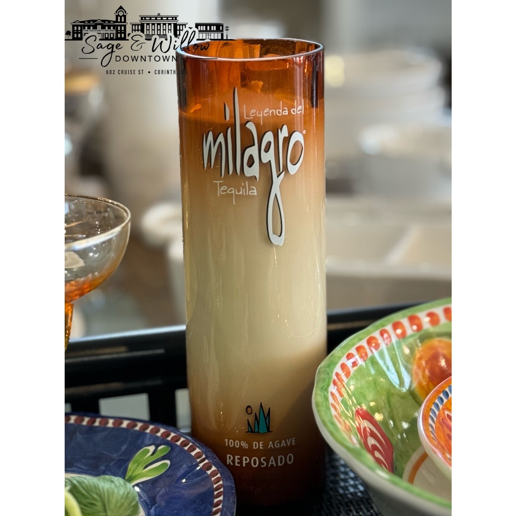 Lit Spirits Milagro Resopado (Red)  114  Black Coral Moss Candle