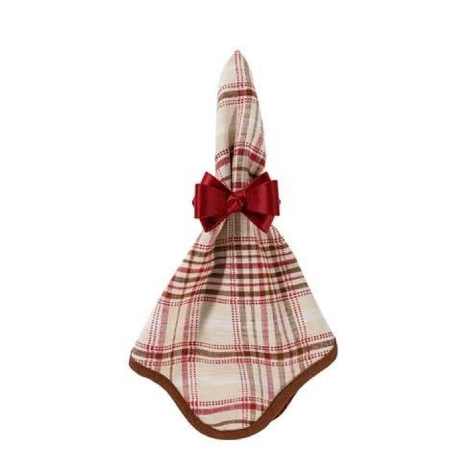 Juliska Harvest Tartan Napkin - Mulberry/Brown
