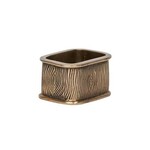 Juliska Blenheim Oak Metal Napkin Ring - Antique Brass