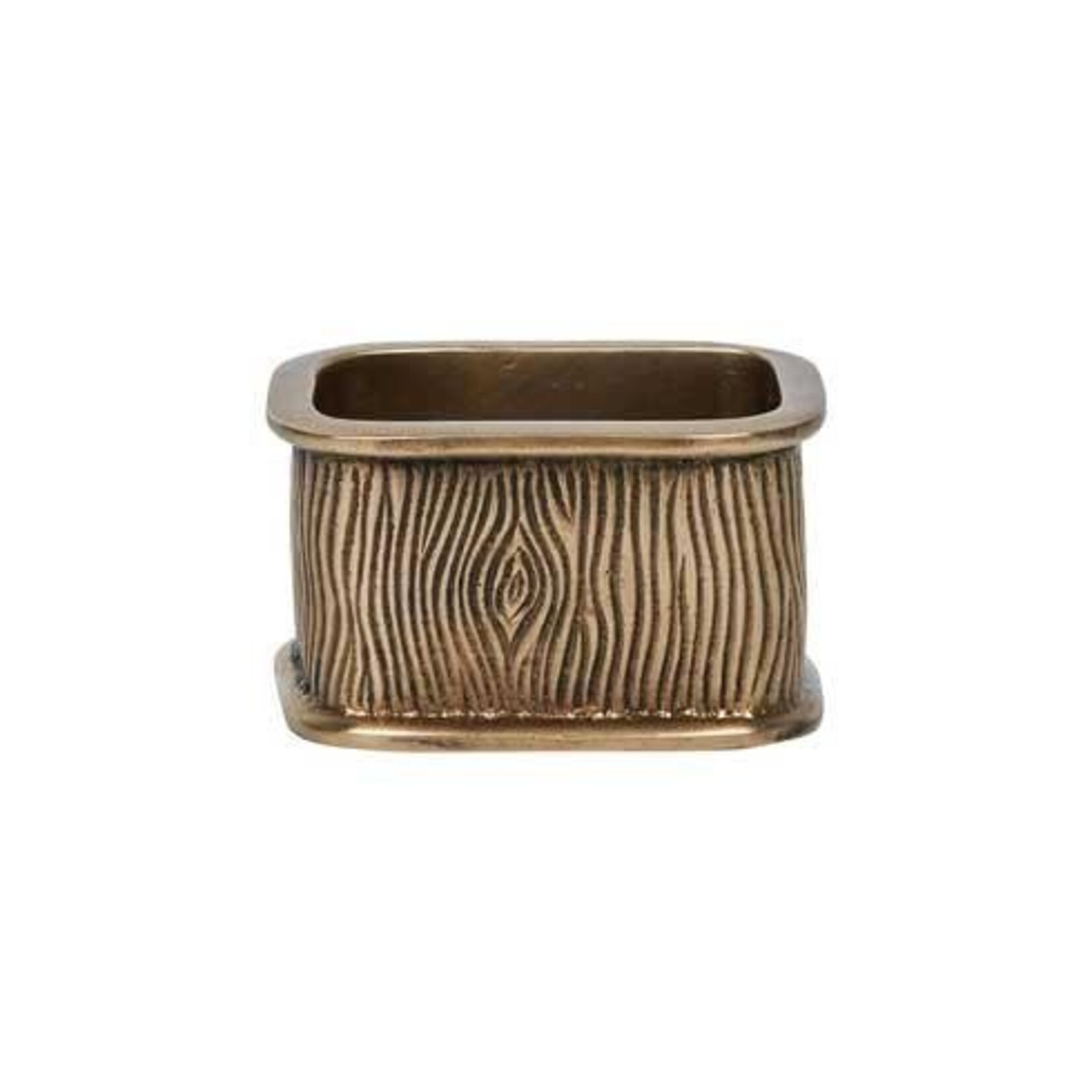 Juliska Blenheim Oak Metal Napkin Ring - Antique Brass