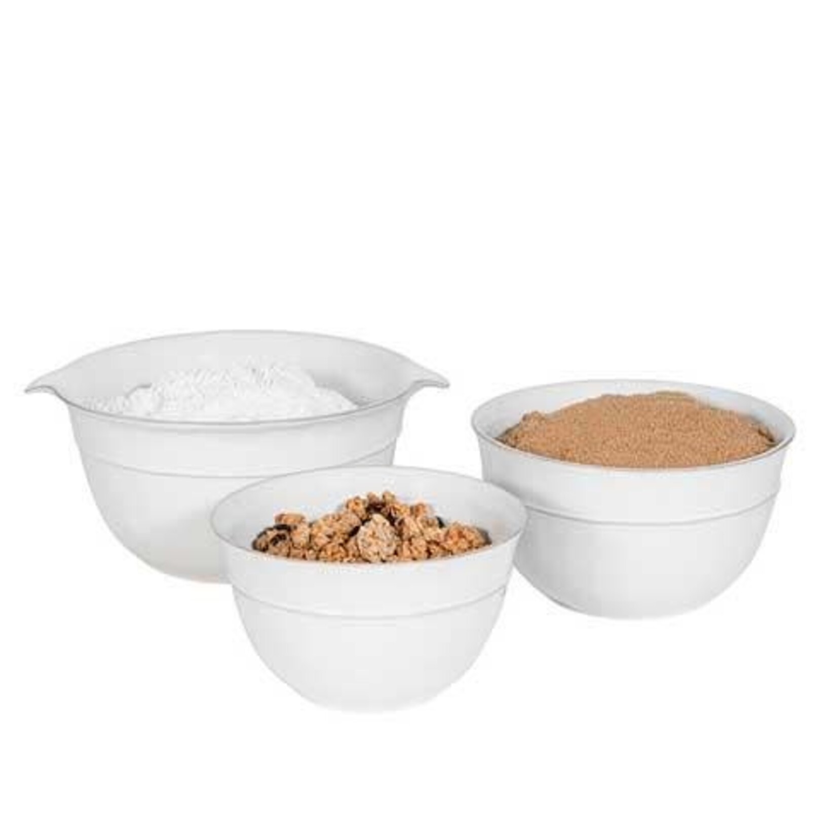 Juliska Puro Nesting Serving Bowls Set/3 - Whitewash