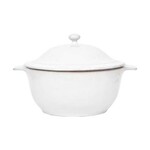 Juliska Puro Lidded Casserole - Whitewash