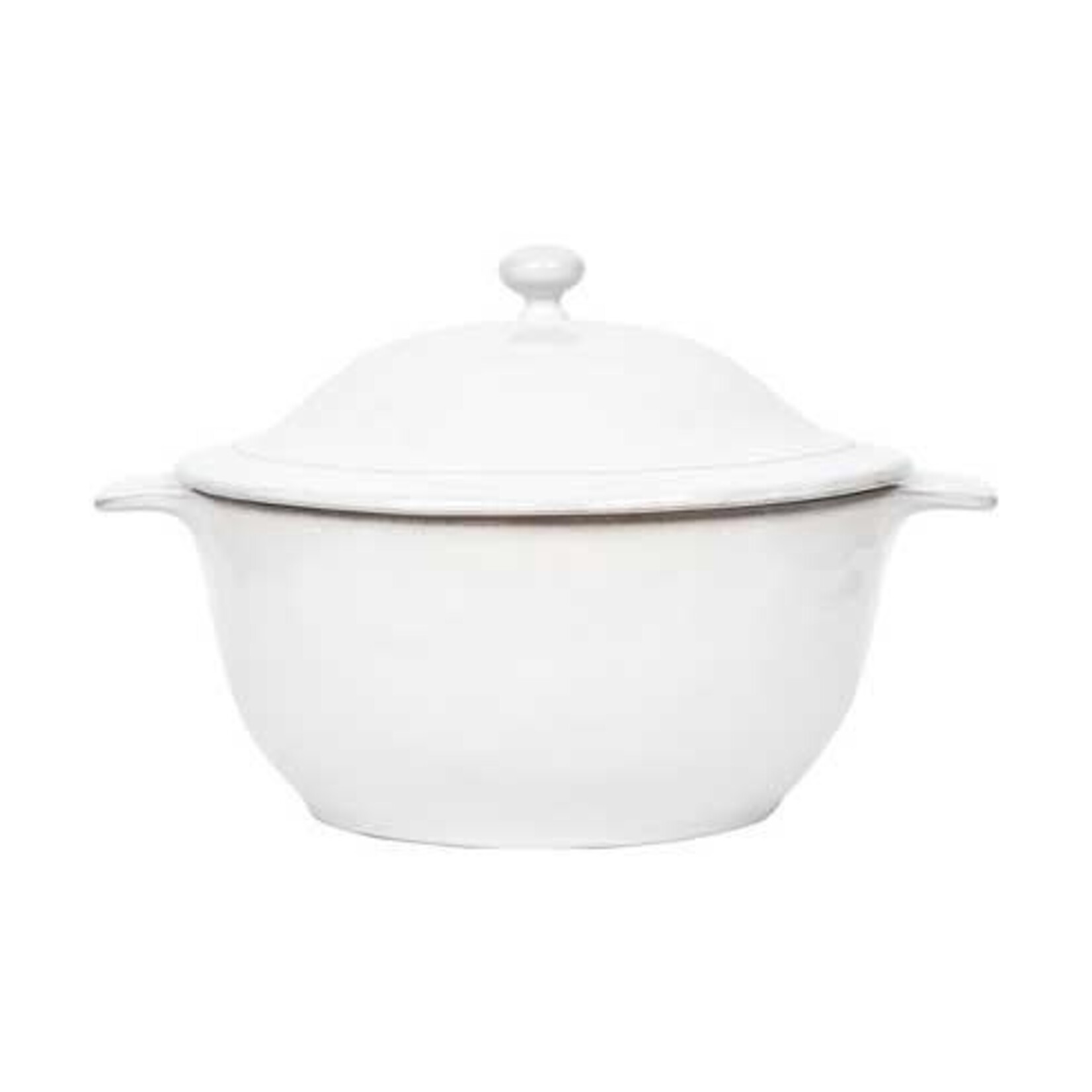 Juliska Puro Lidded Casserole - Whitewash