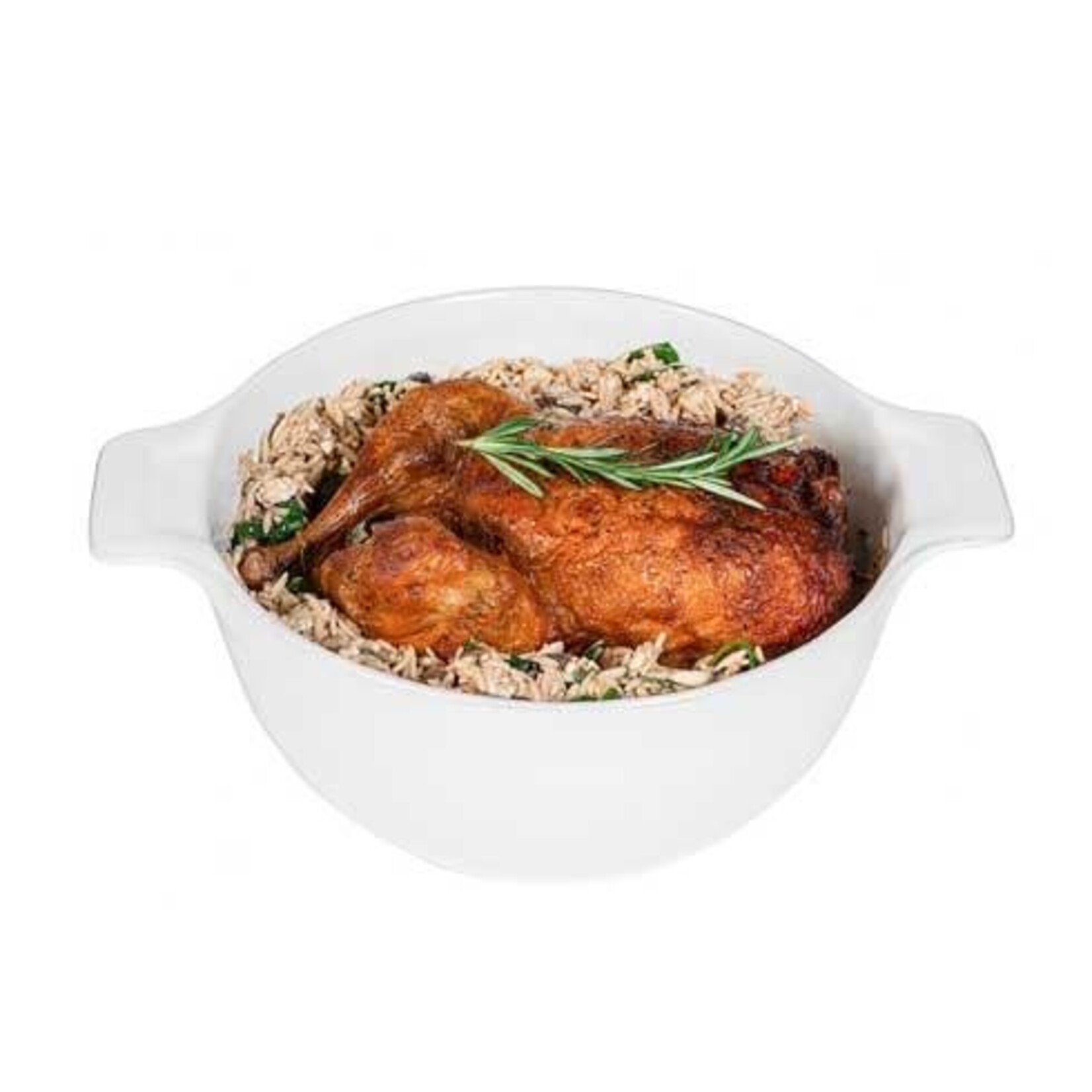 Juliska Puro Lidded Casserole - Whitewash