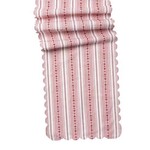 Juliska Villa Stripe 18" x 90" Runner - Red/White