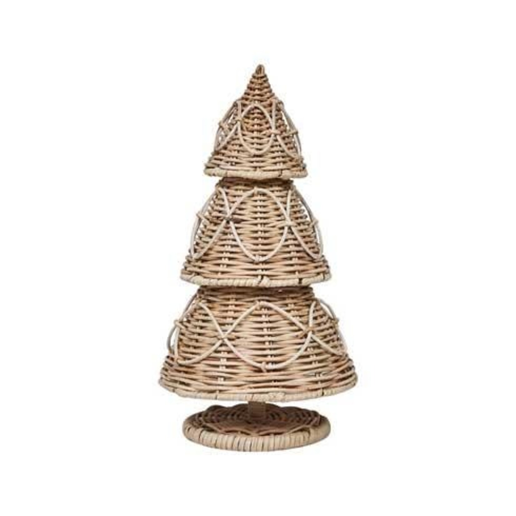 Juliska Provence Rattan 16in Tree, Whitewash