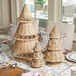 Juliska Provence Rattan 24in Tree, Whitewash
