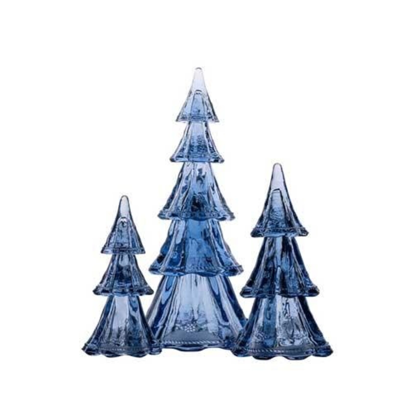 Juliska Berry & Thread 10.5" Medium Tree Set/3 - Blue