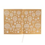 Juliska L'Amour Toujours Vegan Leather 6"x 8" Embossed Journal - Gold