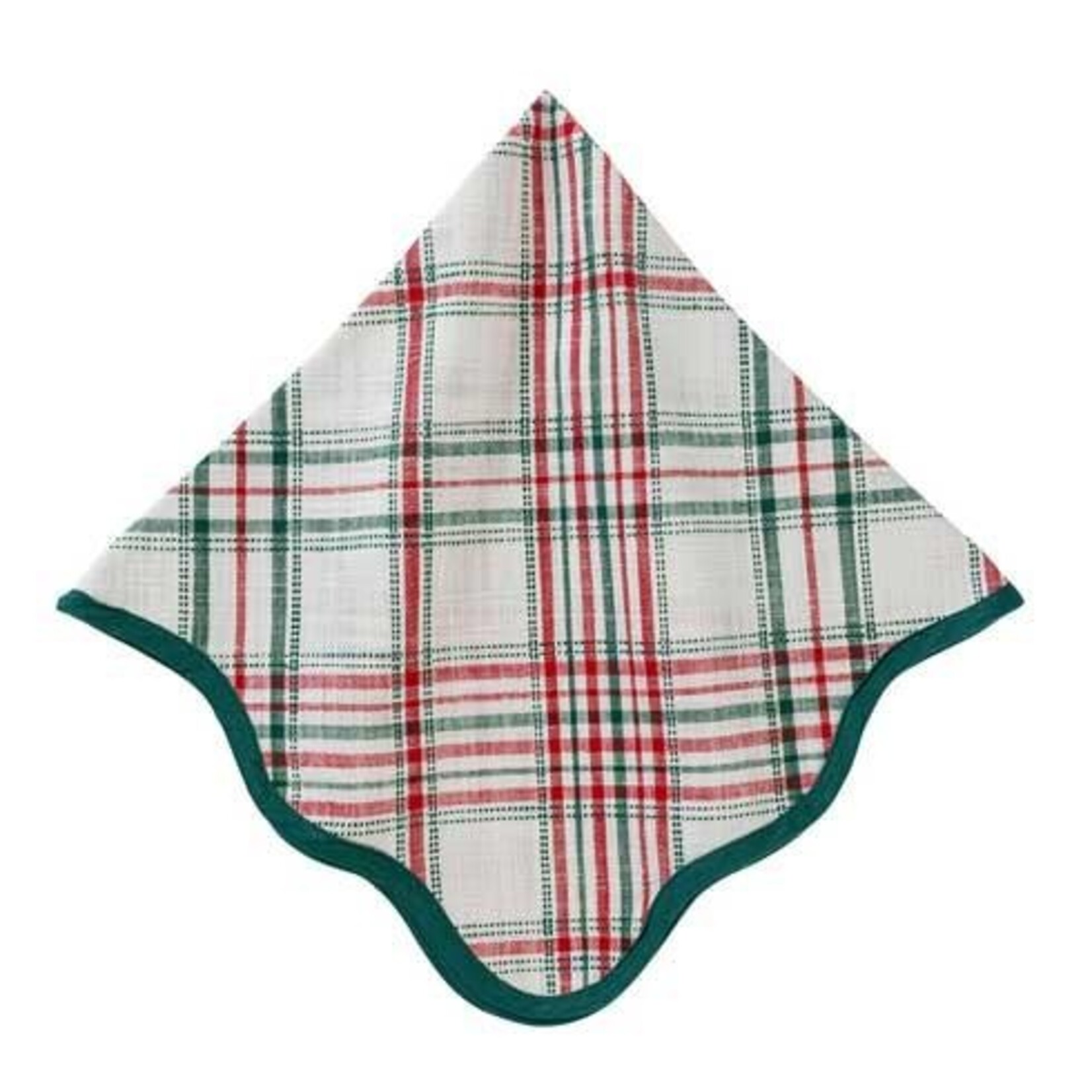 Juliska Merry Tartan Napkin - Red/Green