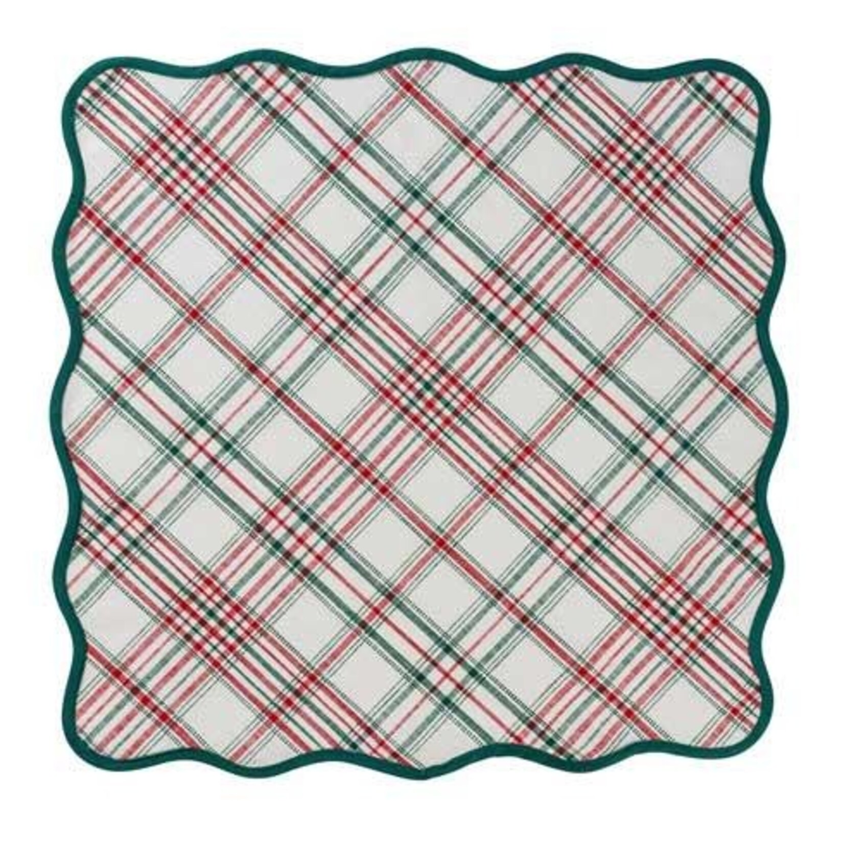 Juliska Merry Tartan Napkin - Red/Green
