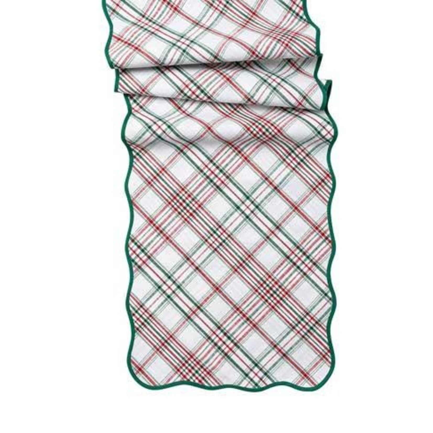 Juliska Merry Tartan 18" x 90" Runner - Red/Green