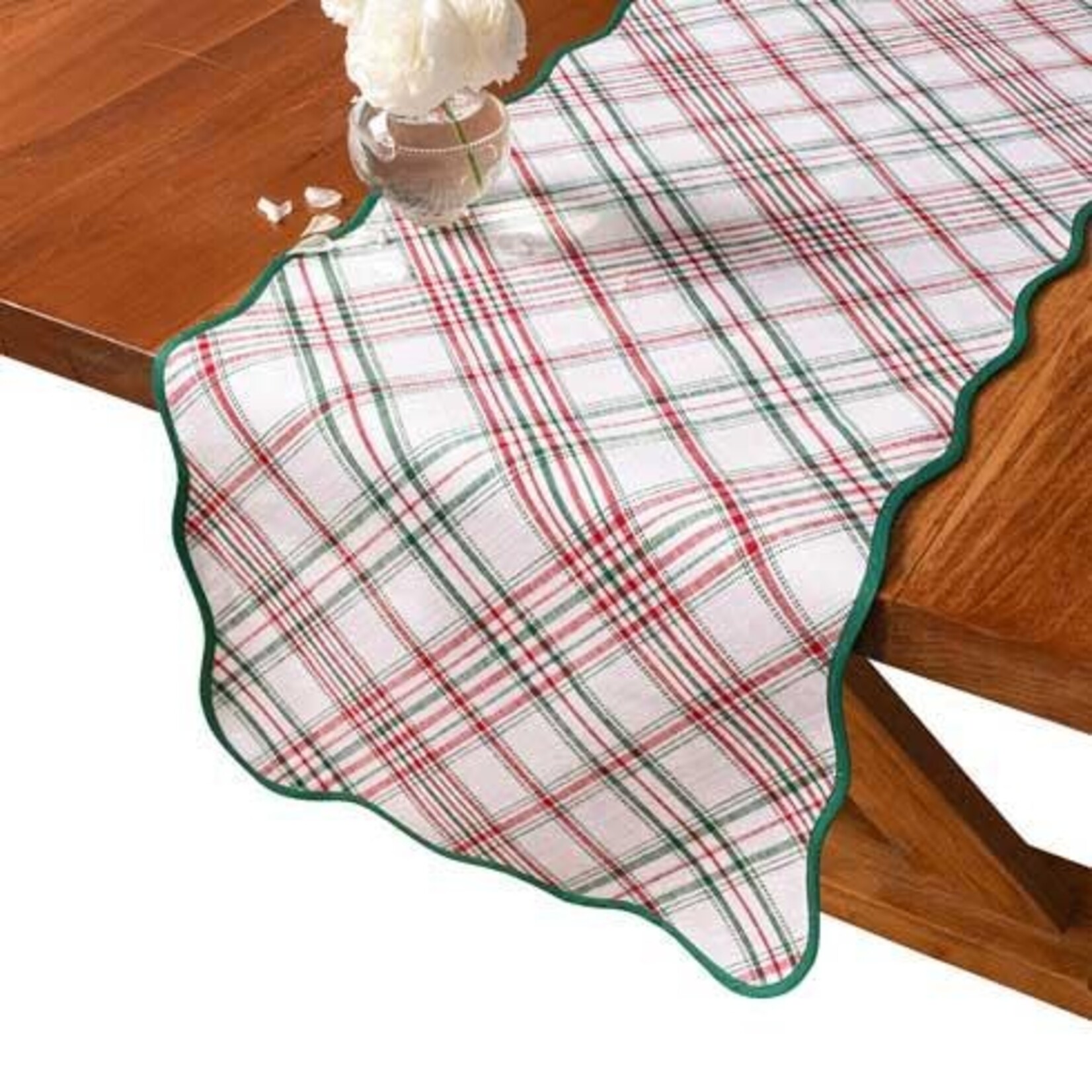 Juliska Merry Tartan 18" x 90" Runner - Red/Green