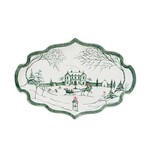Juliska Country Estate Winter Frolic Gift Tray- Evergreen 7.5 in