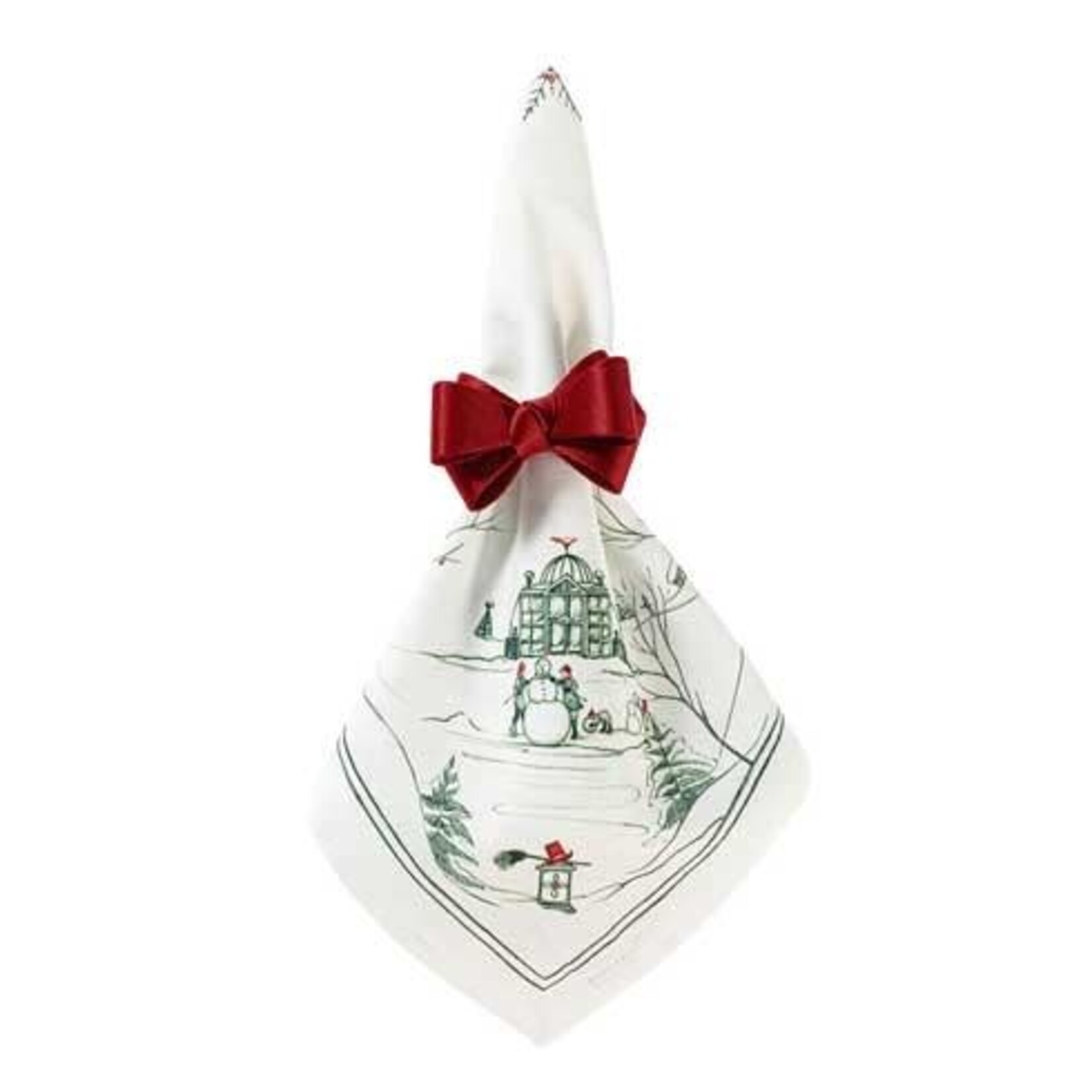 Juliska Country Estate Winter Frolic Napkin - Evergreen