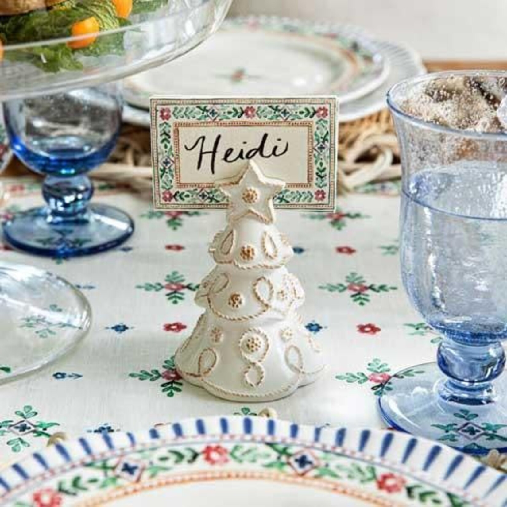 Juliska Berry & Thread Tree Place Card Holder Set/4 - Whitewash