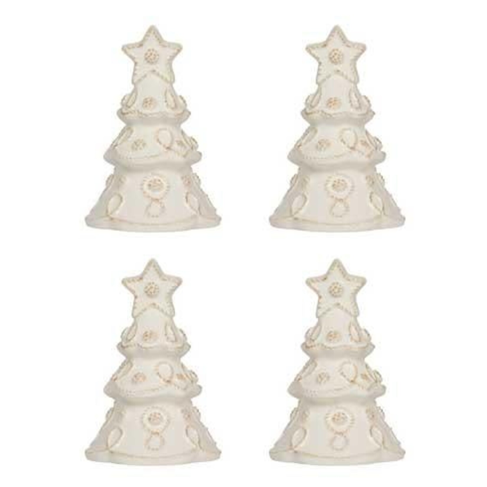 Juliska Berry & Thread Tree Place Card Holder Set/4 - Whitewash