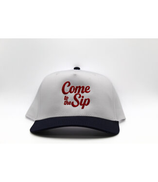 MFS Hats-White/Navy Come To The Sip