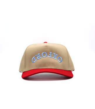 MFS Hats- Red/Khaki Oxford Downside Up