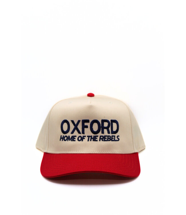 HATS - Red/Cream Oxford Home Of The Rebels