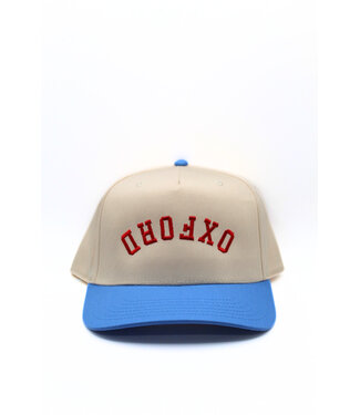 HATS -  Blue/Cream Oxford Downside Up