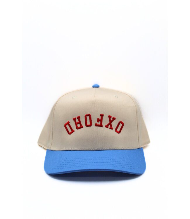 HATS -  Blue/Cream Oxford Downside Up